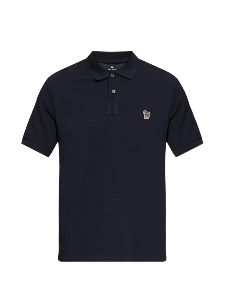 Tricou polo Ps Paul Smith cu model zebră albastru