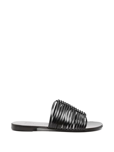 Sandale Giuseppe Zanotti fără toc negru