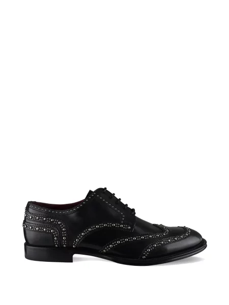 Pantofi derby Dolce & Gabbana cu tepi negru