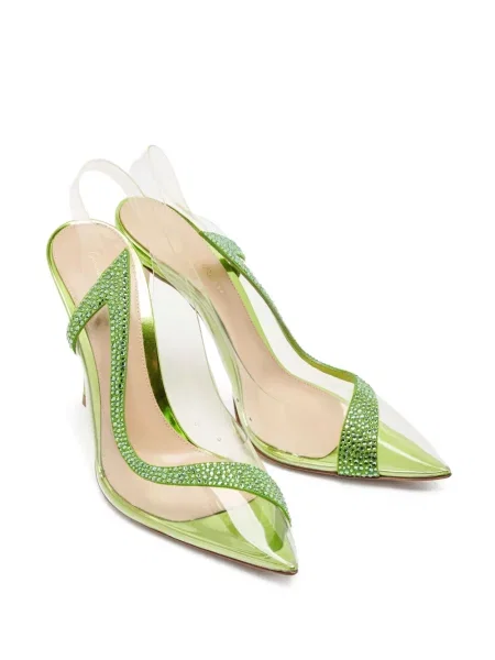 Pantofi cu toc Gianvito Rossi verde
