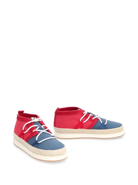 Sneakerși Volta din piele de căprioară roșu