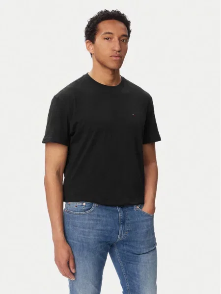 Тениска Tommy Hilfiger Jeans черно