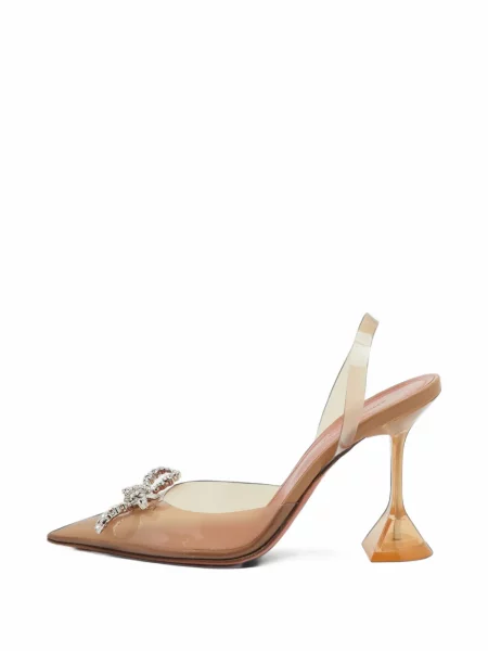 Pantofi cu toc Amina Muaddi slingback