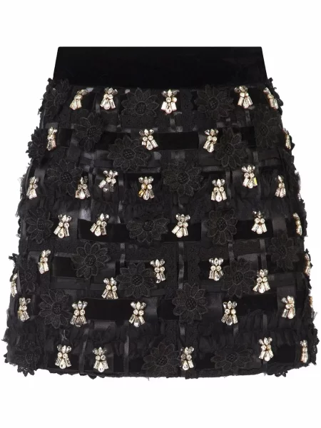Fustă Dolce & Gabbana în linie A negru