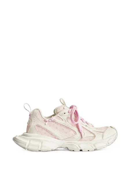 Sneakerși Balenciaga cu funde alb
