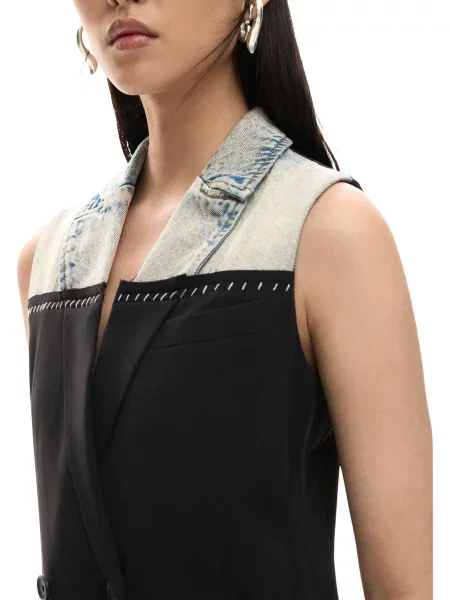 Kombinezon Desigual bez rękawów czarny