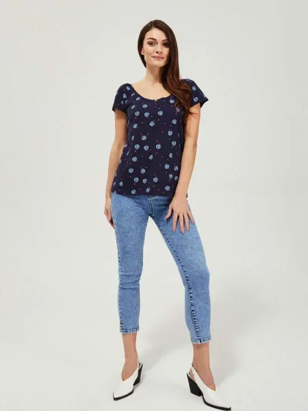 Blugi skinny Marisse skinny fit albastru