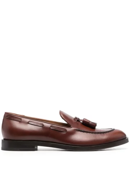 Pantofi loafer Fratelli Rossetti din piele maro