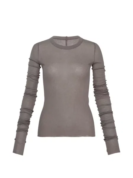 Lung tricou Rick Owens gri
