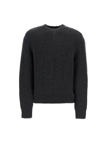 Sweter Burberry czarny