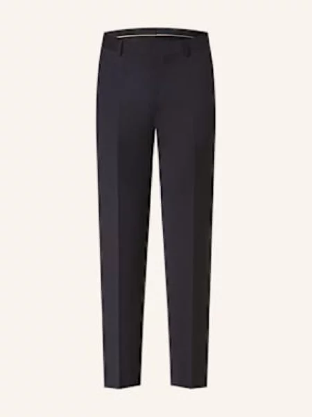 Boss Oblekové Kalhoty Lenon Regular Fit dark blue modré