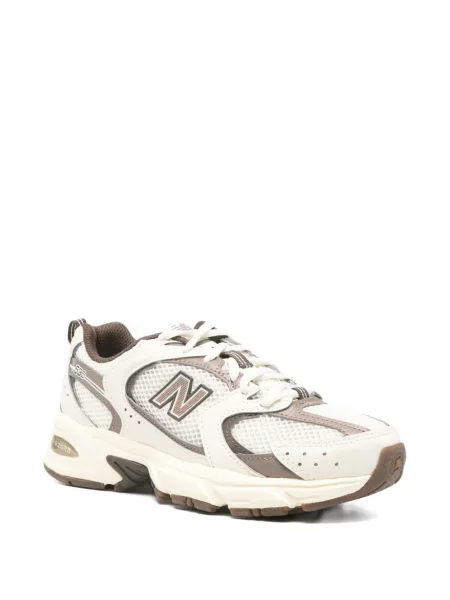 Sneakerși New Balance 530 cu șireturi din dantelă alb