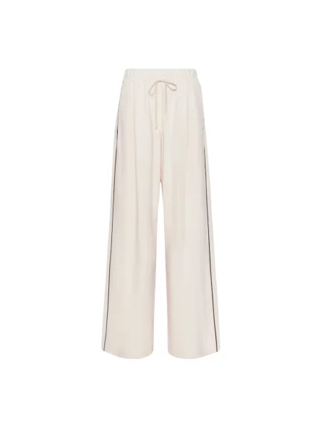 Spodnie Weekend Max Mara beżowe