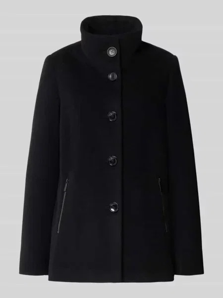 Kurtka z mieszanki żywej wełny z domieszką kaszmiru model Janna' Milo Coats czarna
