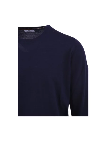 Sweter Aquascutum wełniany niebieski