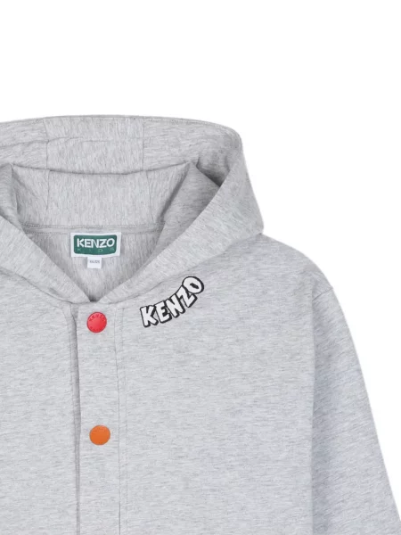 Bluza z kapturem dziecięca Kenzo szara