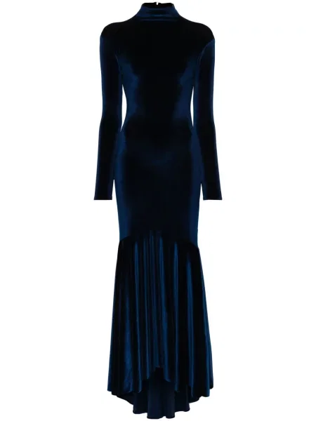 Sametové šaty Atu Body Couture modré
