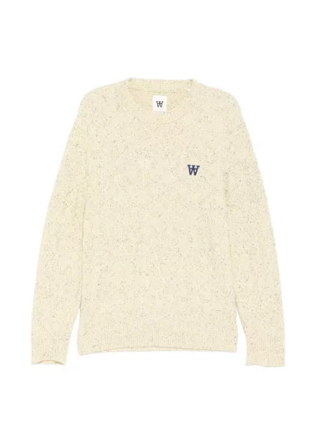 Lemn pulover Wood Wood cu broderie