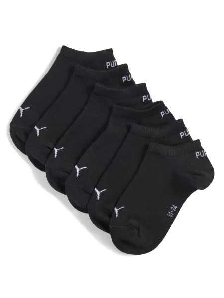 PUMA Młodzieżowe skarpety do sneakersów 3 pary Akcesoria czarny