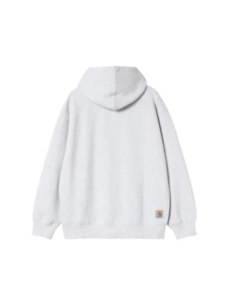 Bluza z kapturem Carhartt Wip z kapturem szara