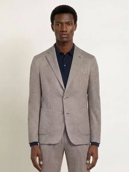 Paul Oblekové Sako Slim Fit taupe