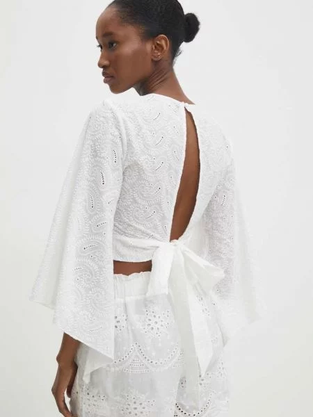 Bluză Answear Lab bej