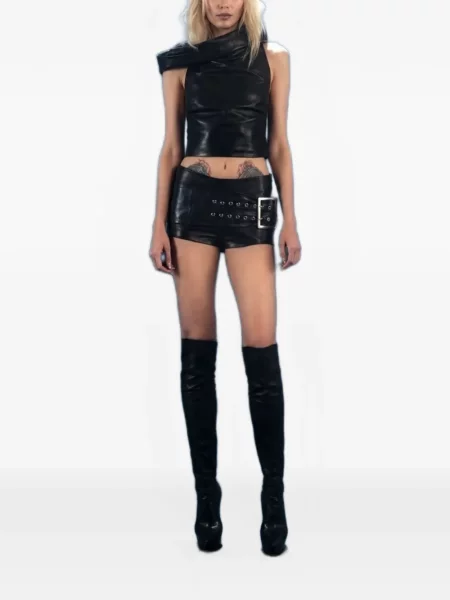 Top Heira Leatherwear crna