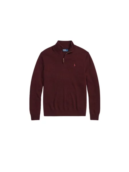 Polo Ralph Lauren Sweter Bordowy czerwona
