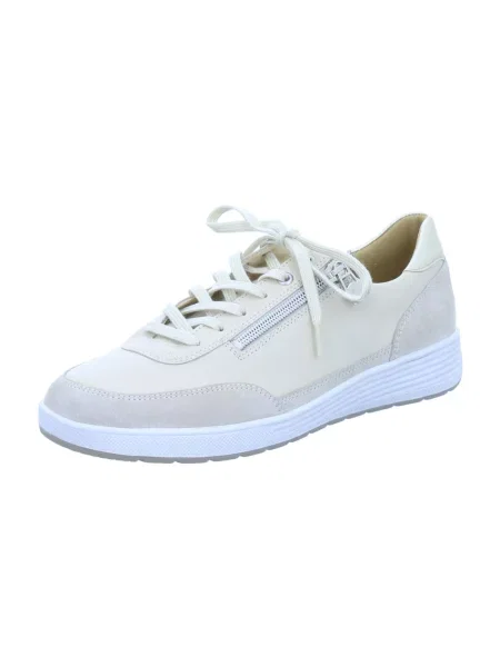 Sneakersy Ganter skórzane beżowe