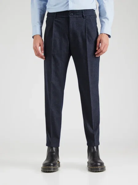 DRYKORN Pantaloni cu dungă CHASY bleumarin