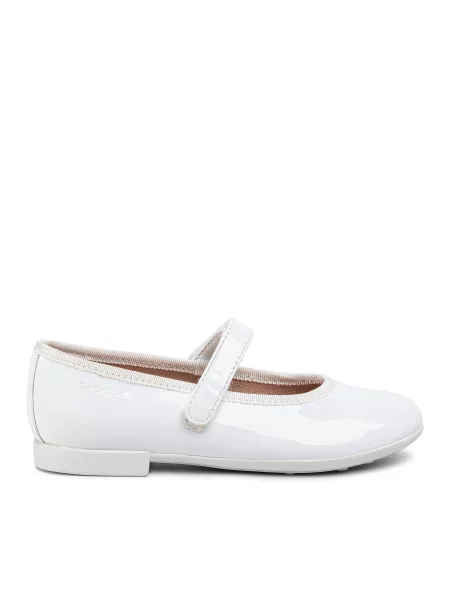 Balerini Geox J Plie A M alb