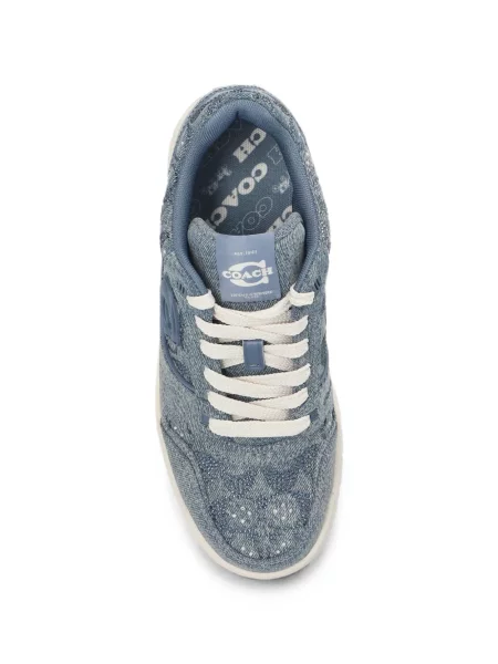 Sneakerși Coach cu paiete albastru