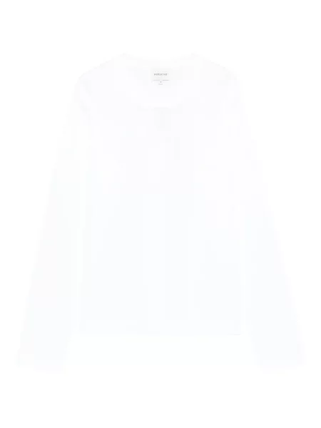 Tricou Herskind lung alb