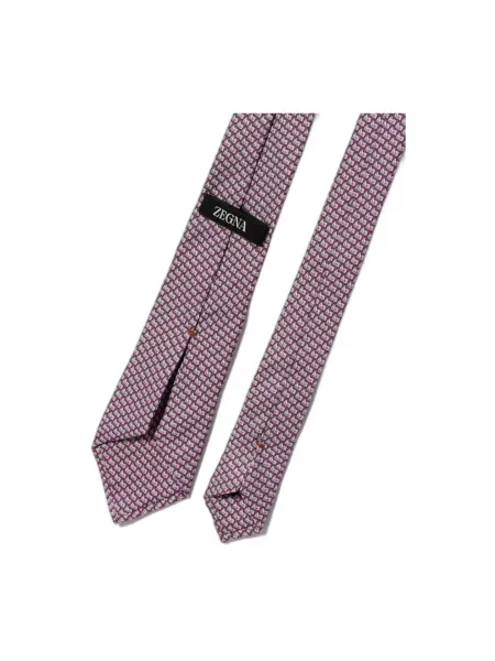 Krawat Zegna różowy