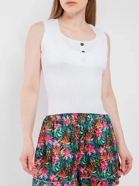 Just Before Майка Віскоза/поліестер білий