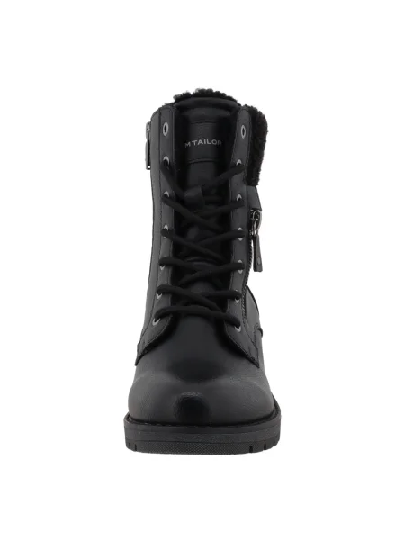 TOM TAILOR Botine negru