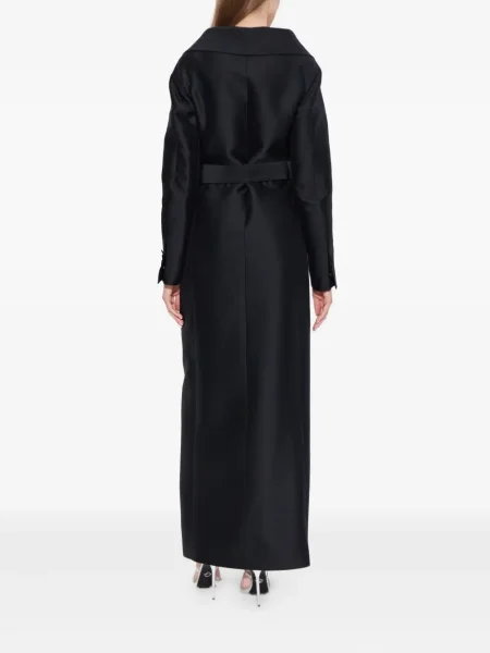 Palton Dsquared2 de lână negru