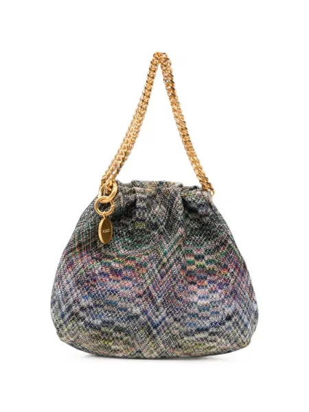 Geantă shopper Missoni cu cordon gri