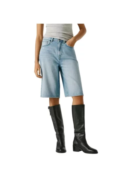 Pantaloni Pepe Jeans albastru