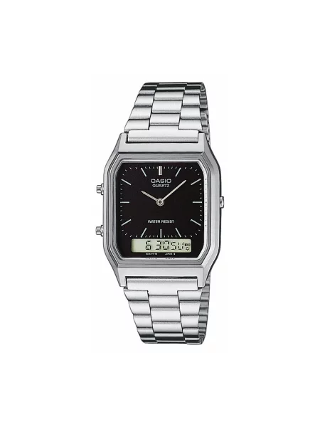 Годинник Casio Black/Silver срібний