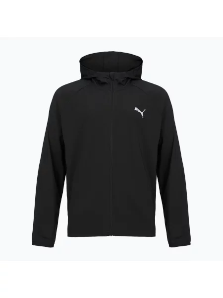 Geacă de alergare pentru bărbați PUMA Run Favourite Woven Hooded black negru