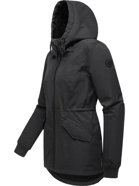 Ragwear Geacă funcțională Dowey Warm Rain' negru