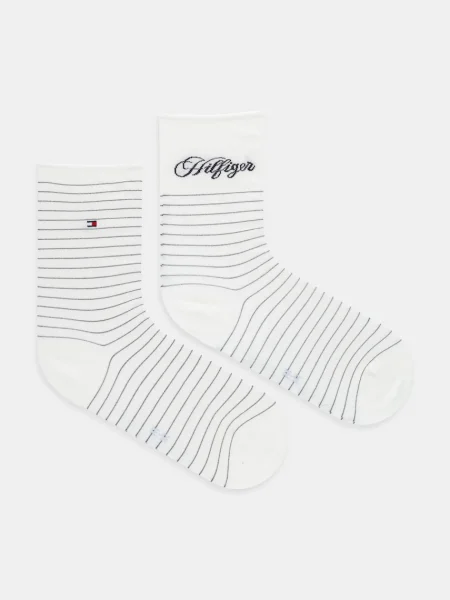 Чорапи Tommy Hilfiger 2 чифта бяло