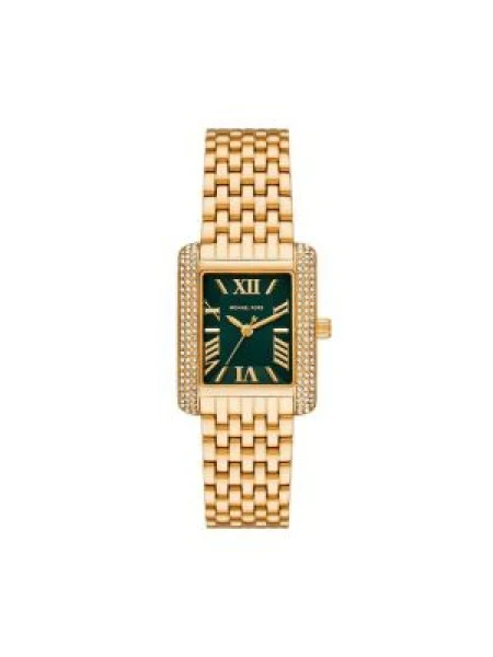 MICHAEL Michael Kors Analógové hodinky EMERY zlatá priehľadná čierna