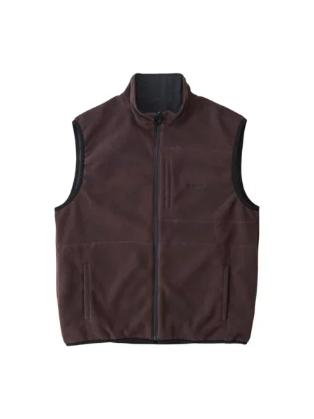 Kamizelka Gramicci polarowa dwustronna brązowa