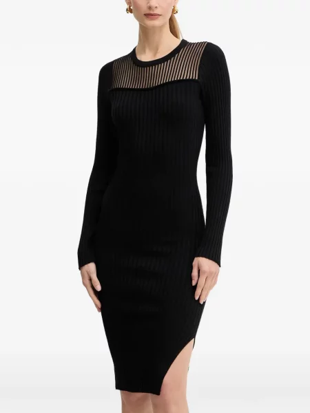 Rochie Morgan cu dungi negru