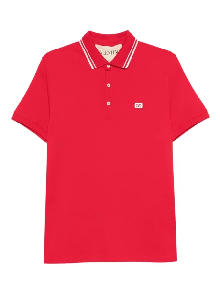 Polo Valentino Garavani cu dungi roșu
