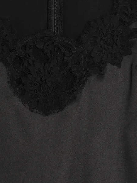 Top Dolce & Gabbana din dantelă negru