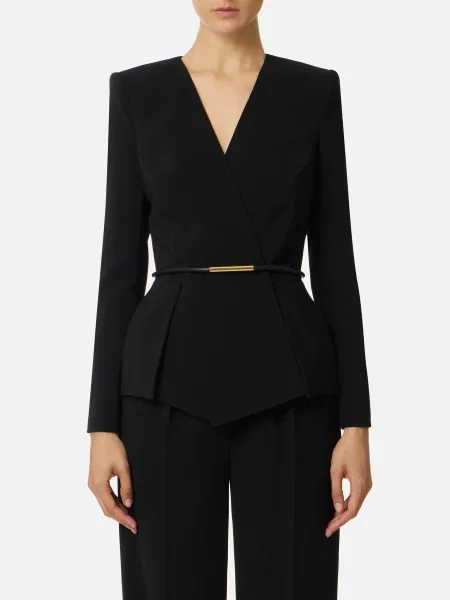 Піджак Elisabetta Franchi чорний