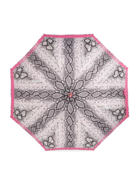 Parasol Moschino z logo szary